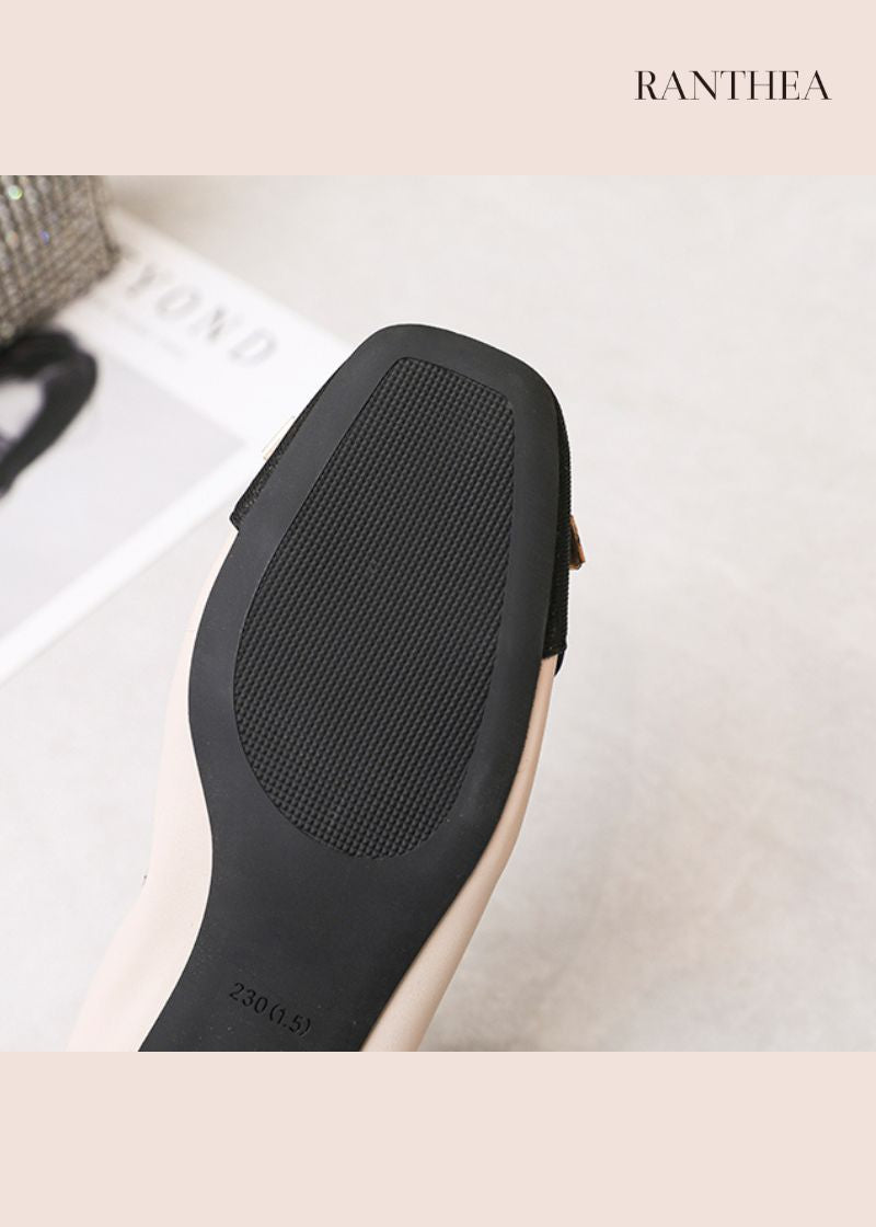 Bicolor ribbon pumps R17