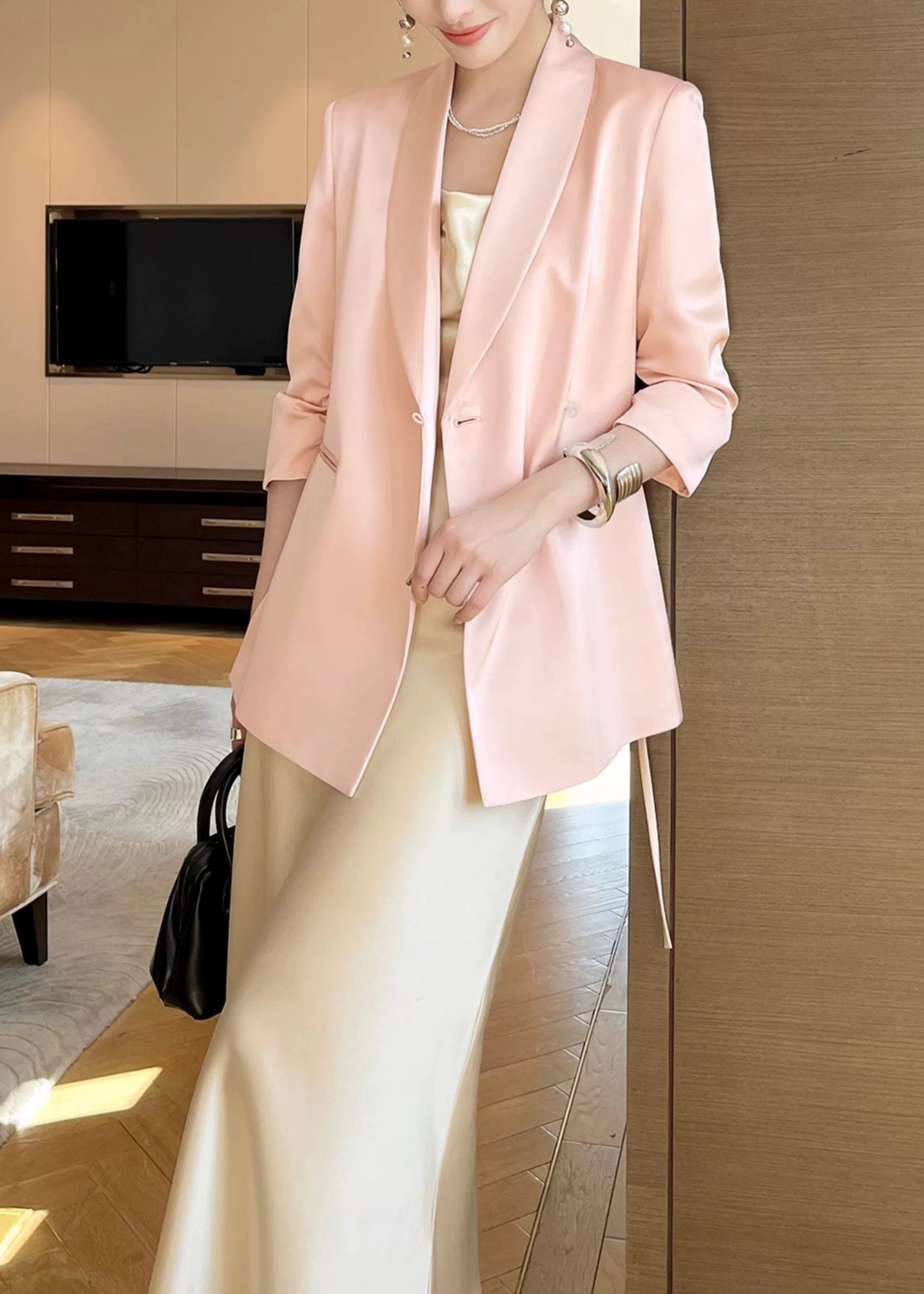 Satin Glow Tailored Jacket R33