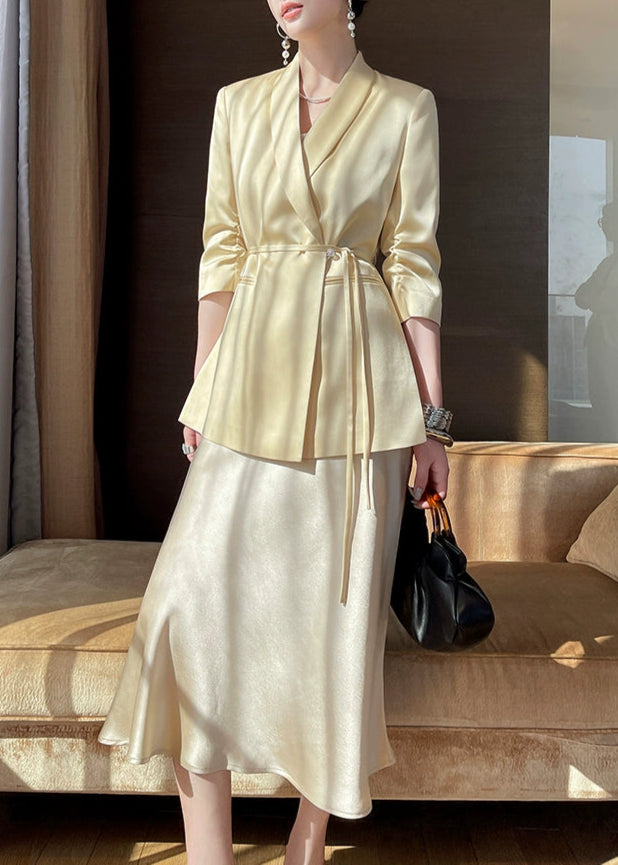 Satin Glow Tailored Jacket R33