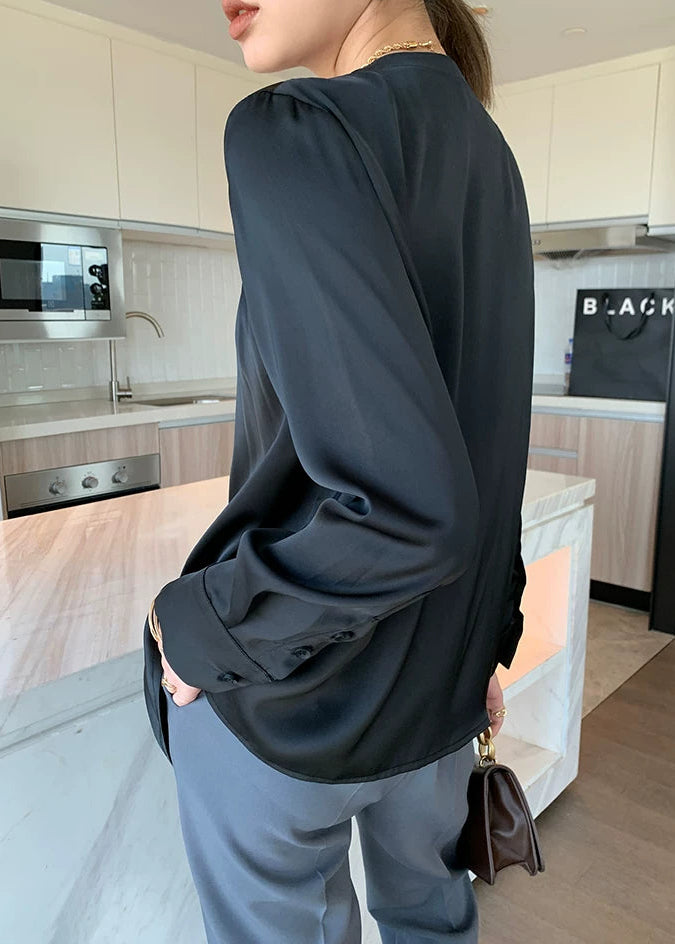 Elegant Gather Neck Blouse R85