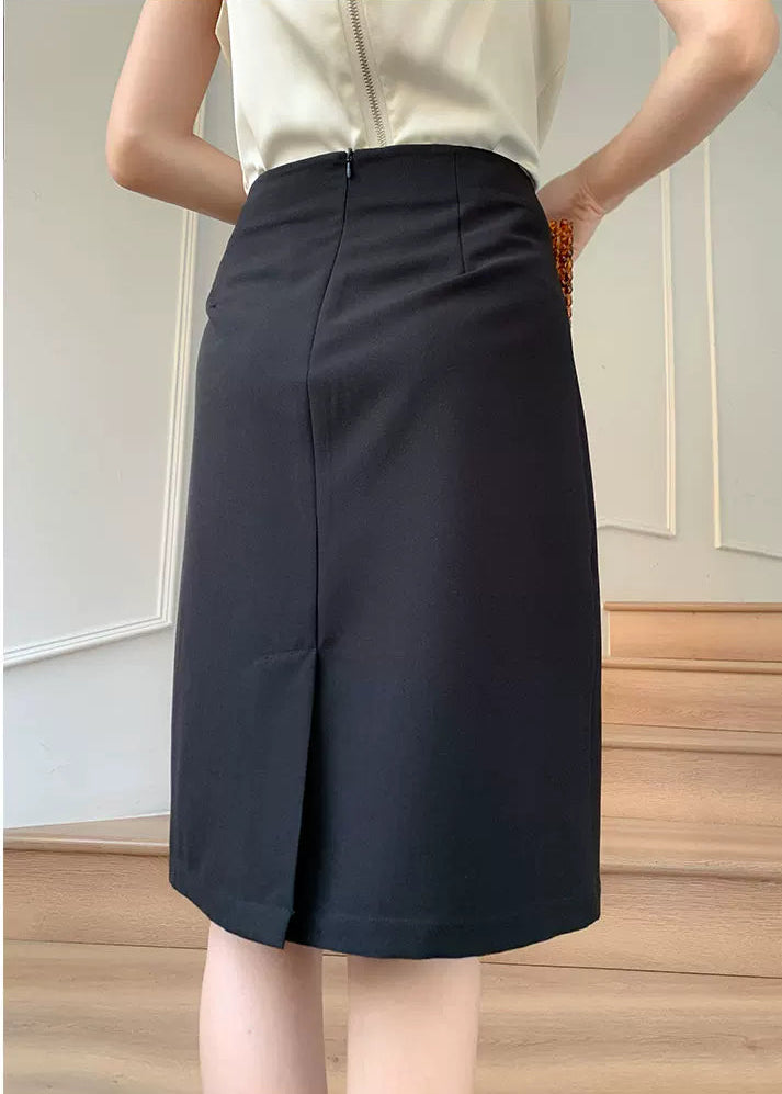 Refined Half Sleeve Jacket & Straight Skirt Set R106