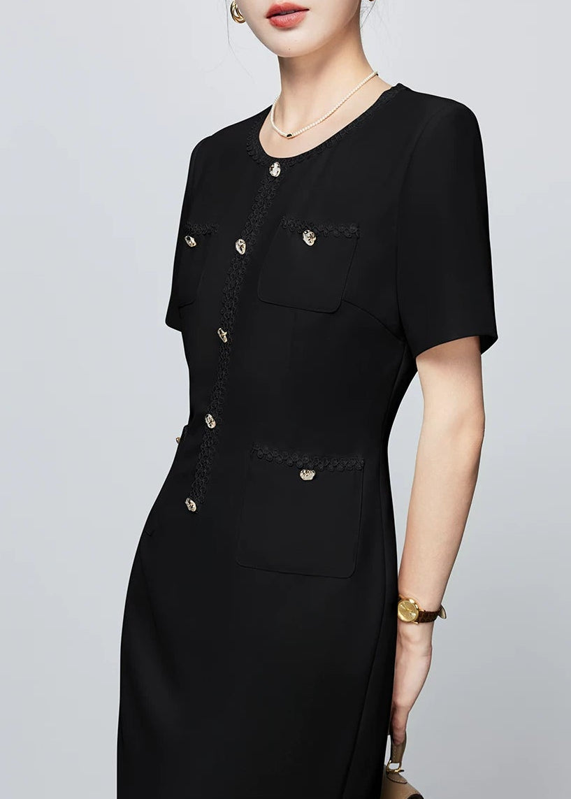 Short Sleeve Fishtail Dress R139