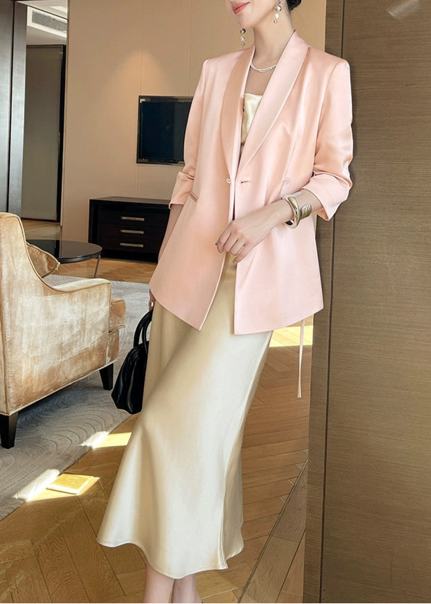 Satin Glow Tailored Jacket R33