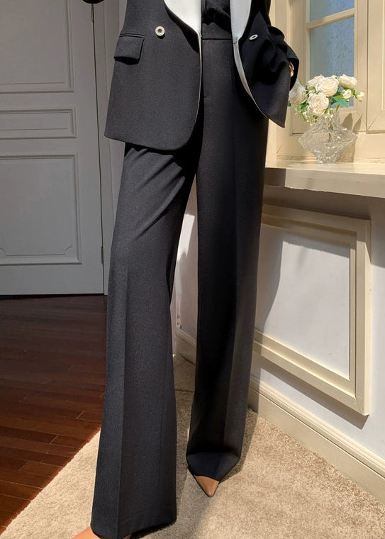 Contrast Shawl Collar Tailored Set-Up R42