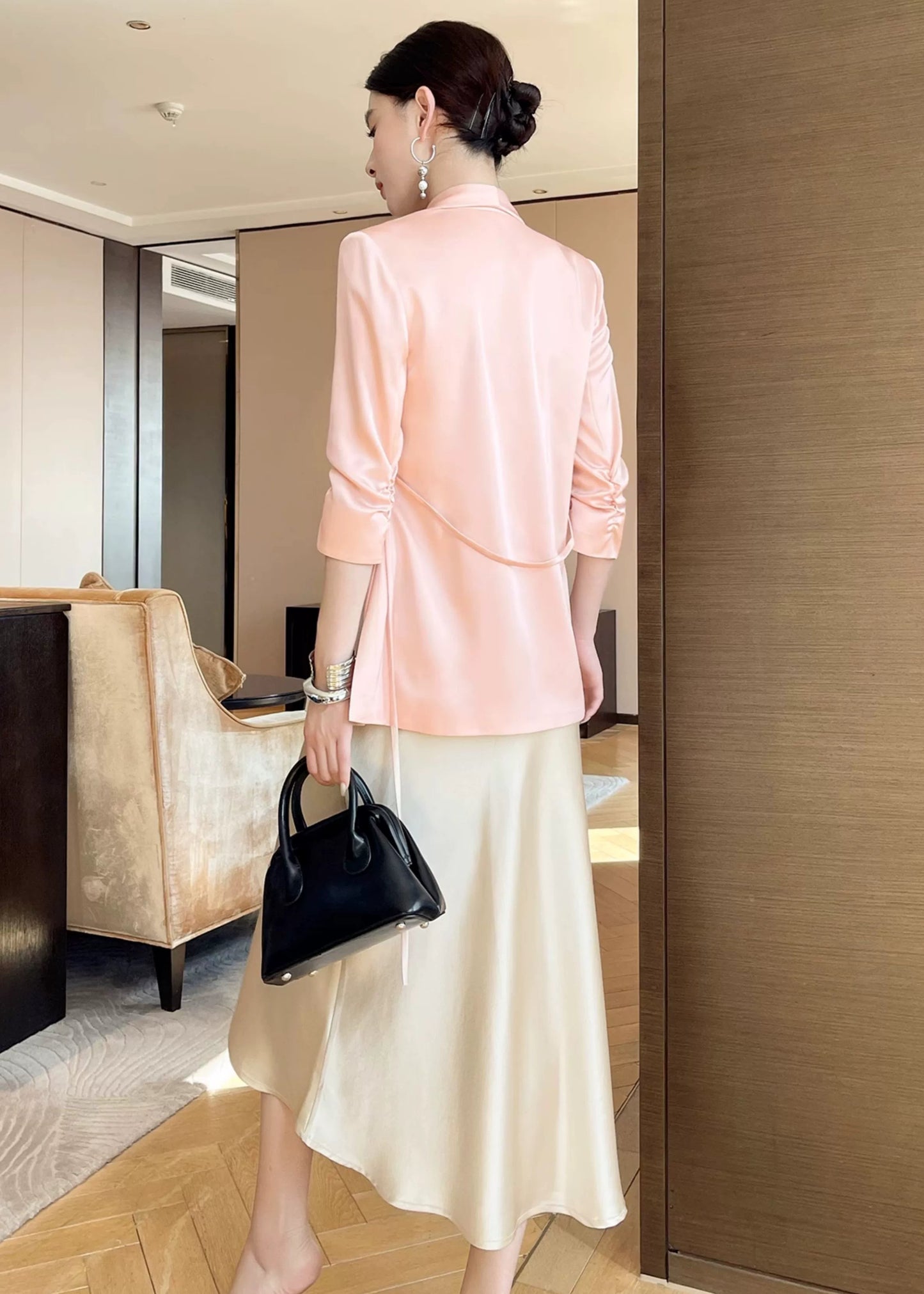 Satin Glow Tailored Jacket R33