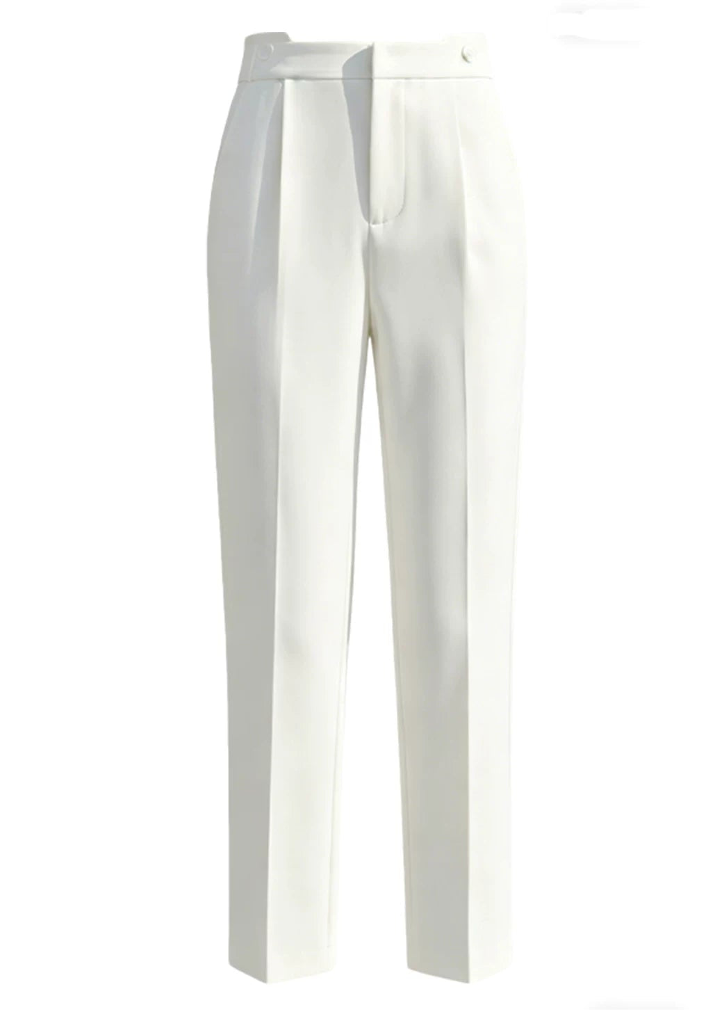 High-Waist Ankle-Length Straight Pants R149
