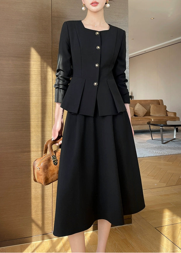 Peplum Flare Skirt Set-Up R26