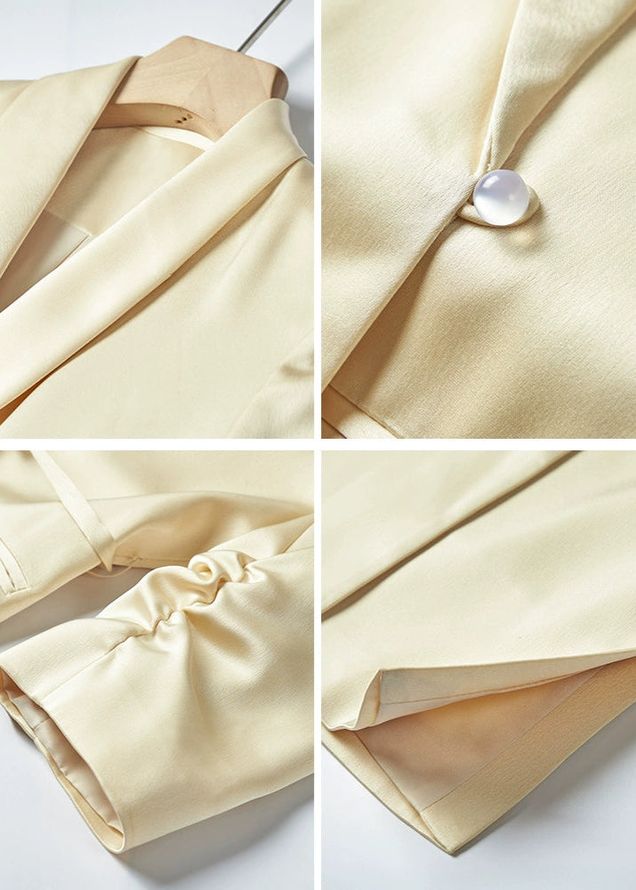Satin Glow Tailored Jacket R33