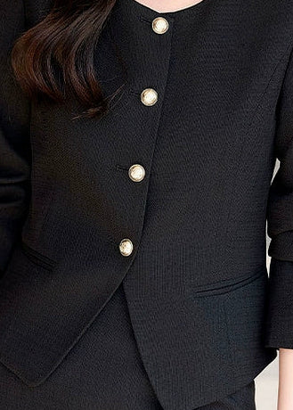 Classic Gold Button No-Collar Set-Up R46