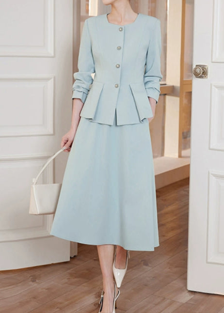 Peplum Flare Skirt Set-Up R26
