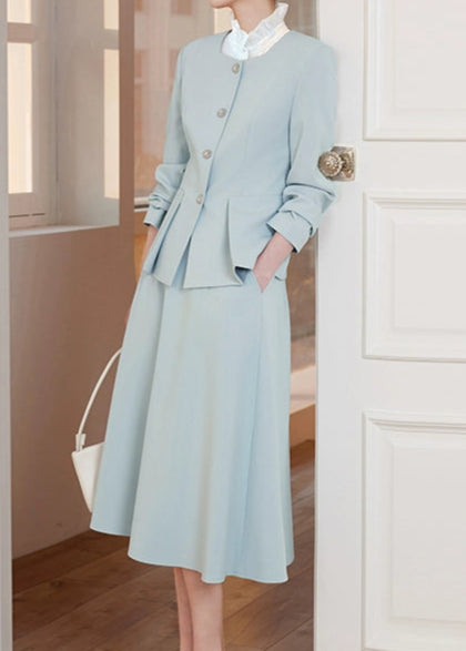 Peplum Flare Skirt Set-Up R26