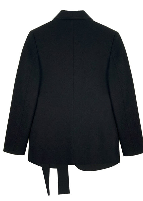 Draped Tie Waist Tailored Jacket R165