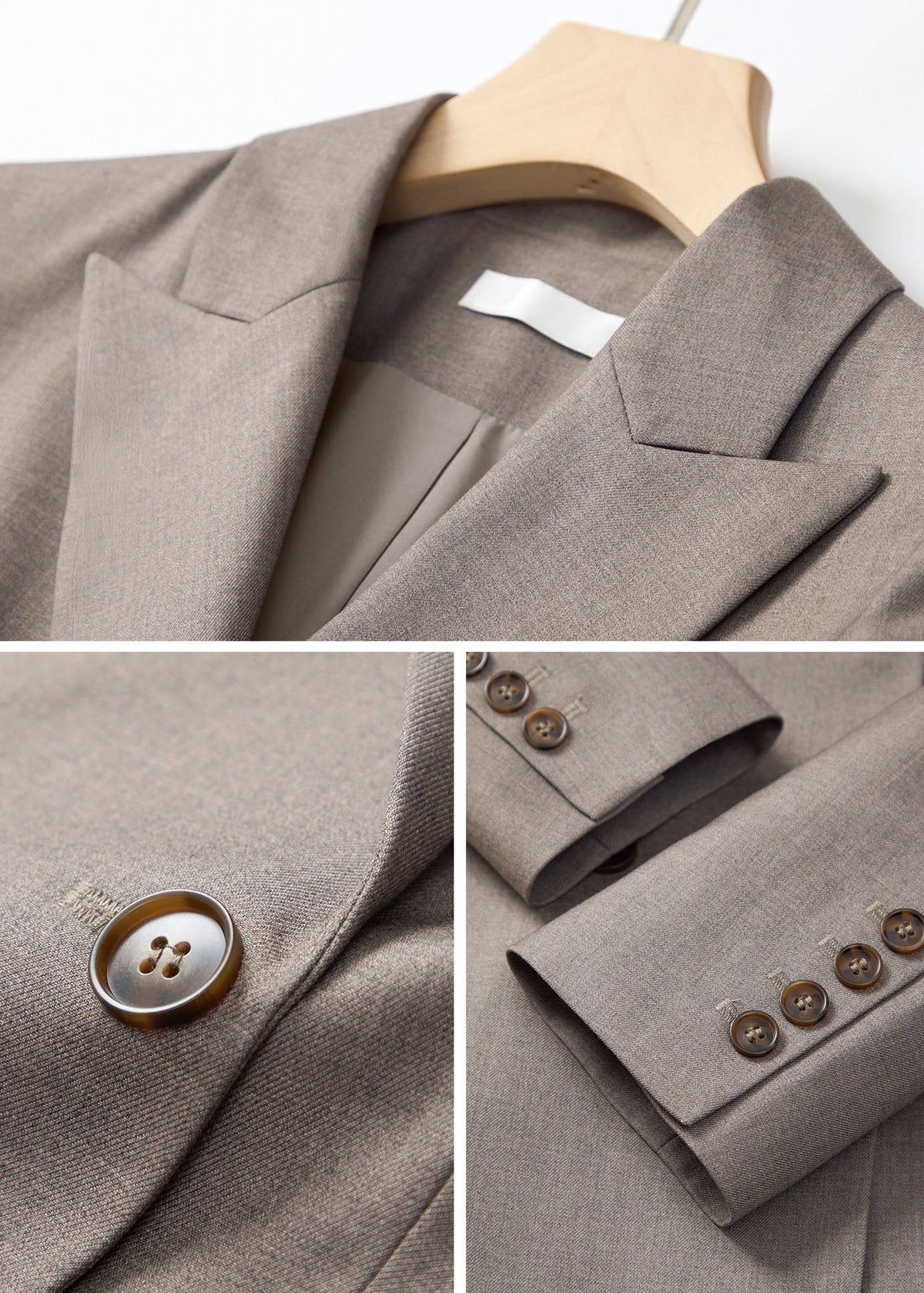 Double Breasted Tailored Pants Suit R246