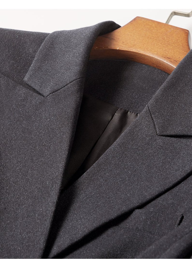 Double breasted jacket pants suit  R4