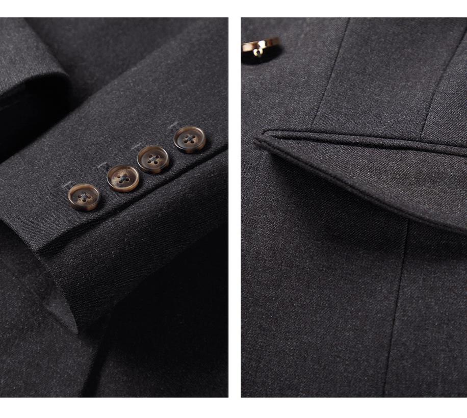 Double breasted jacket pants suit  R4