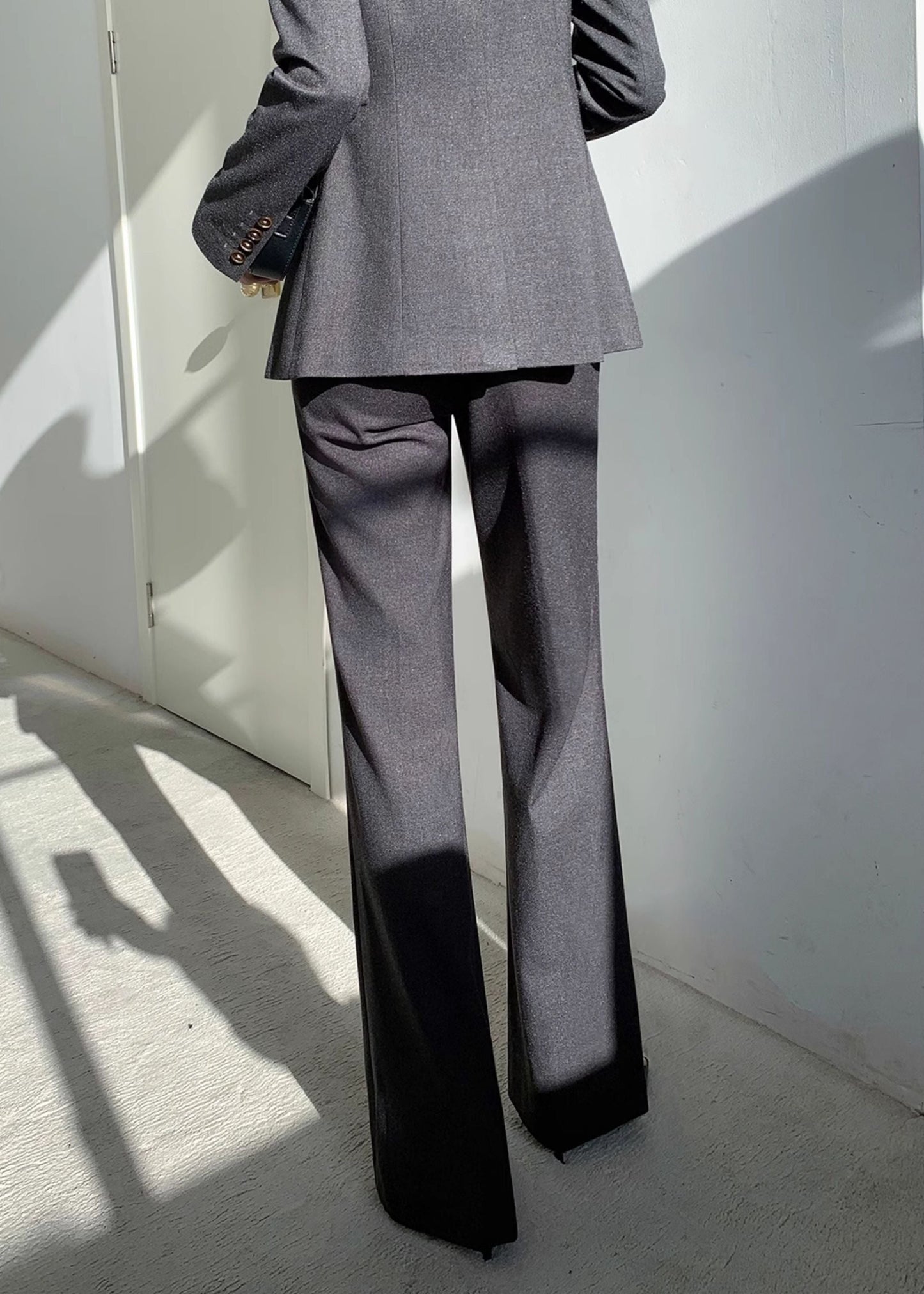 Double breasted jacket pants suit  R4