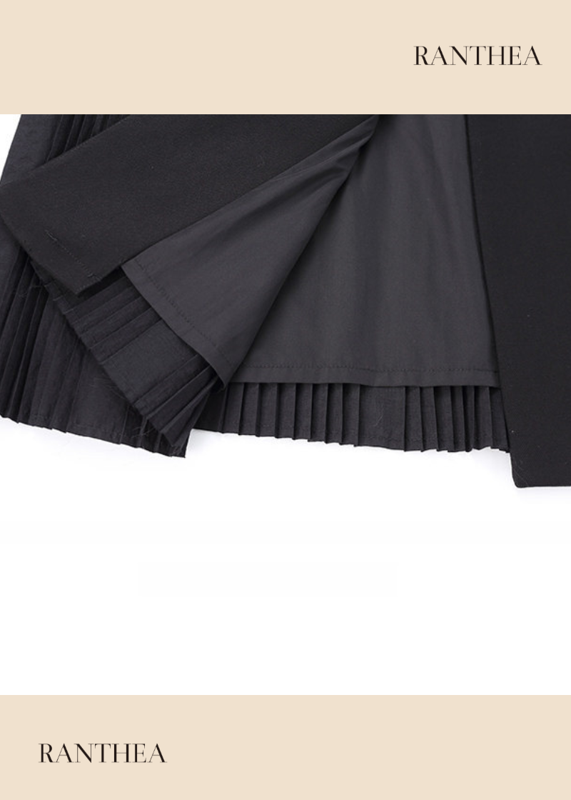 Pleated Panel Tailored Jacket　R162
