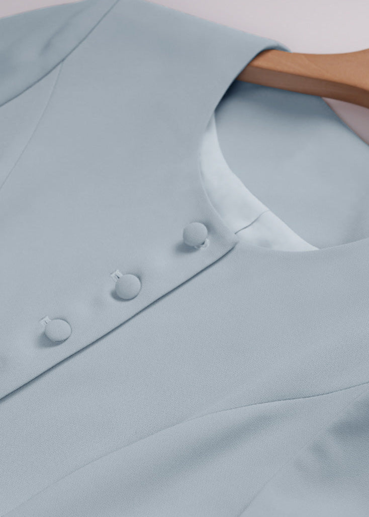 Classic collarless jacket R8