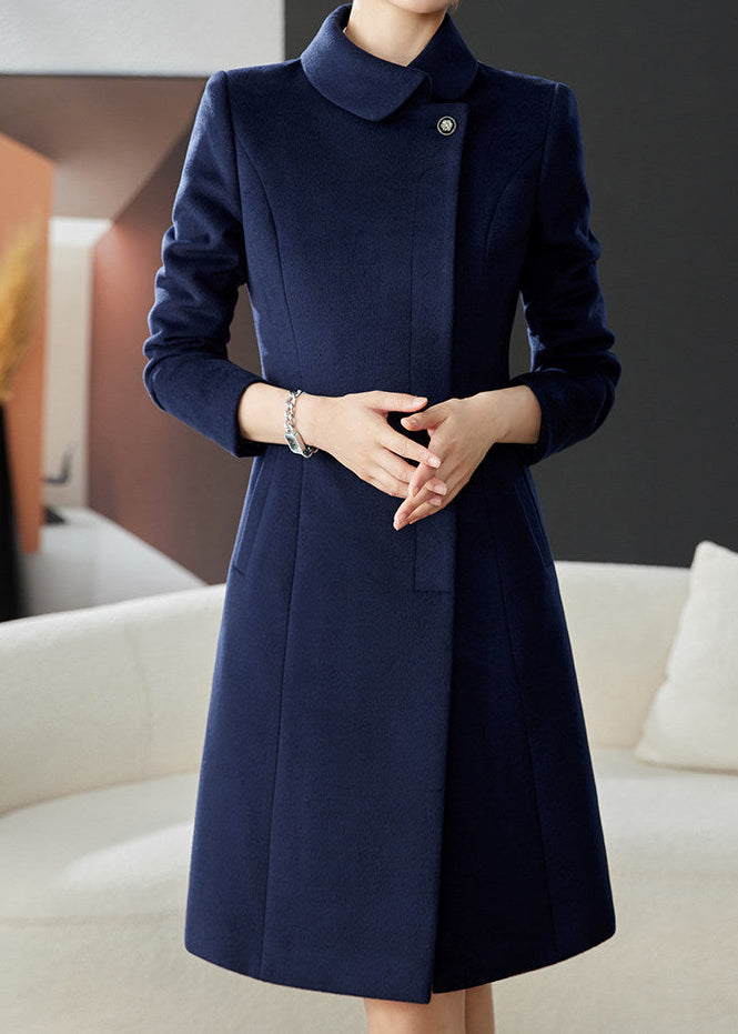 Round Collar Slim Coat　R281