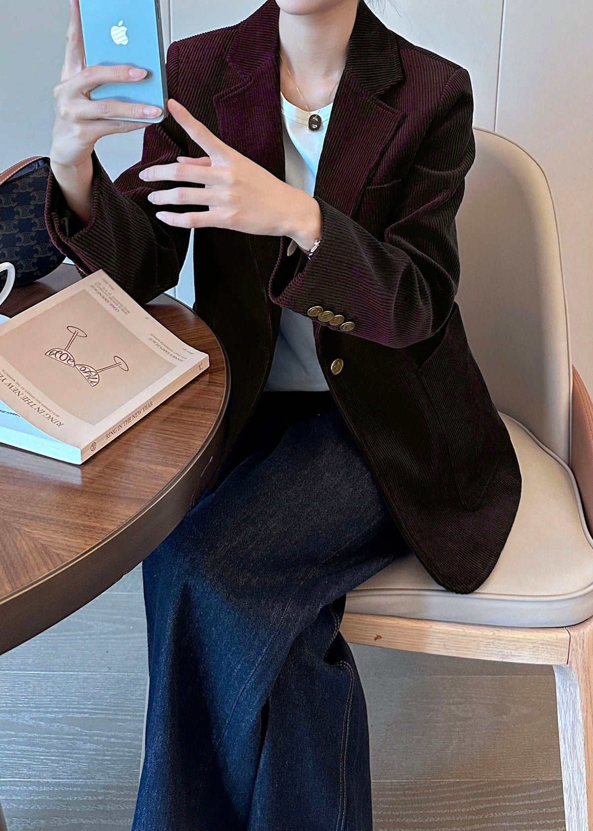 Corduroy Tailored Jacket　R191