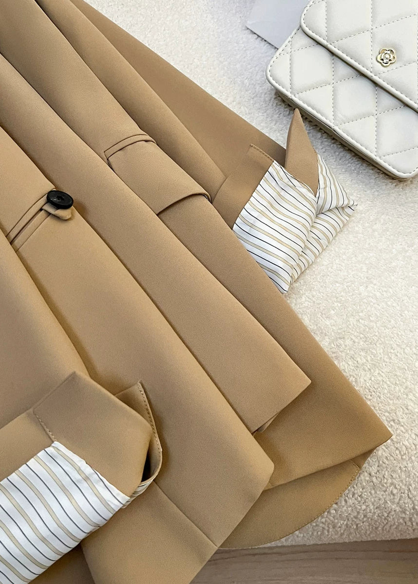 Structured Double Button Tailored Jacket　R66