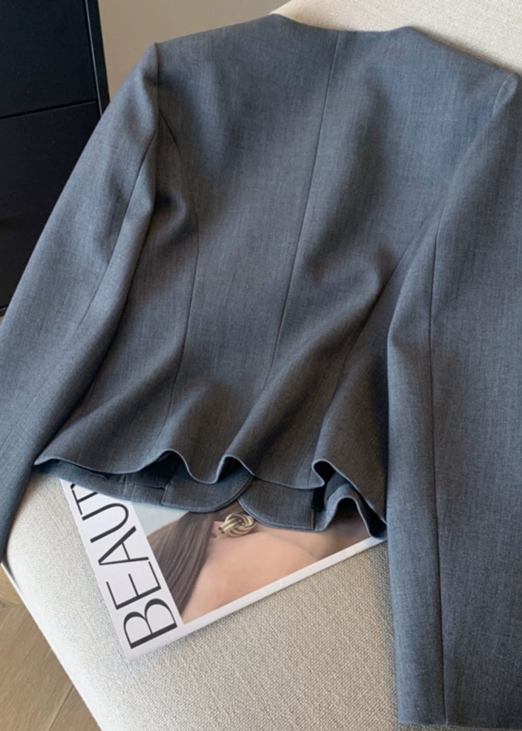 French Slim Skirt Suit　R38