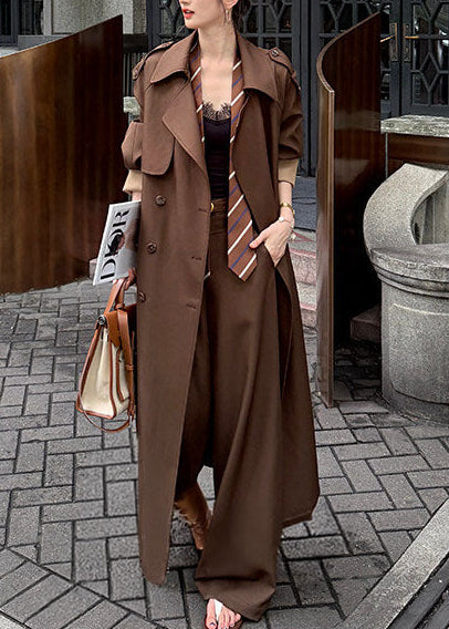Longline Belted Trench Coat　R180