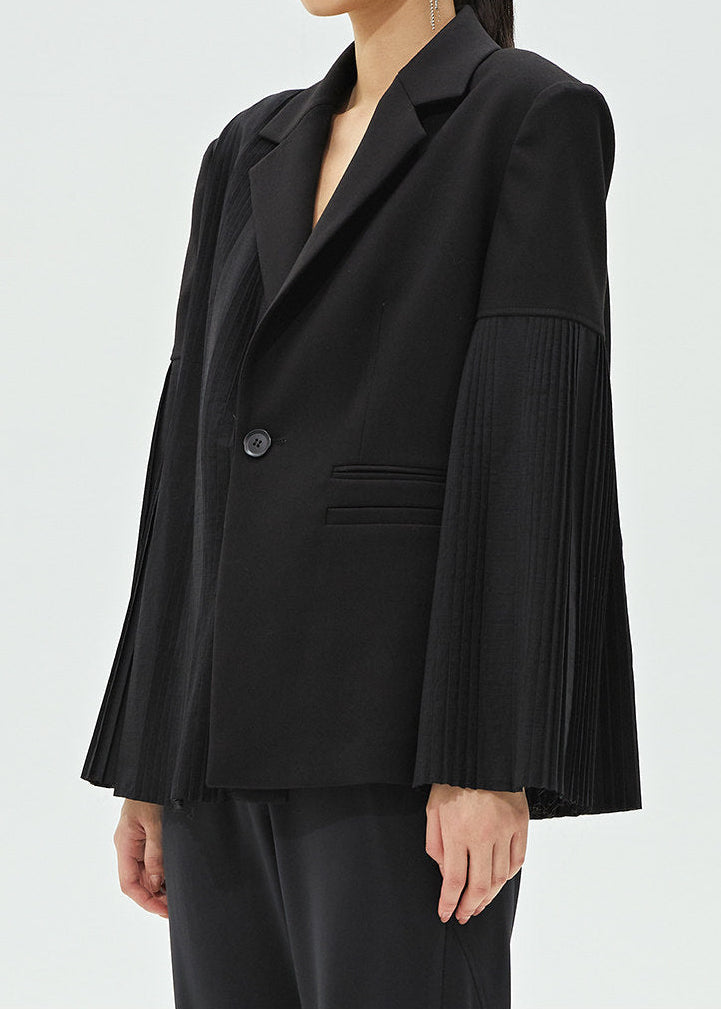 Pleated Panel Tailored Jacket　R162