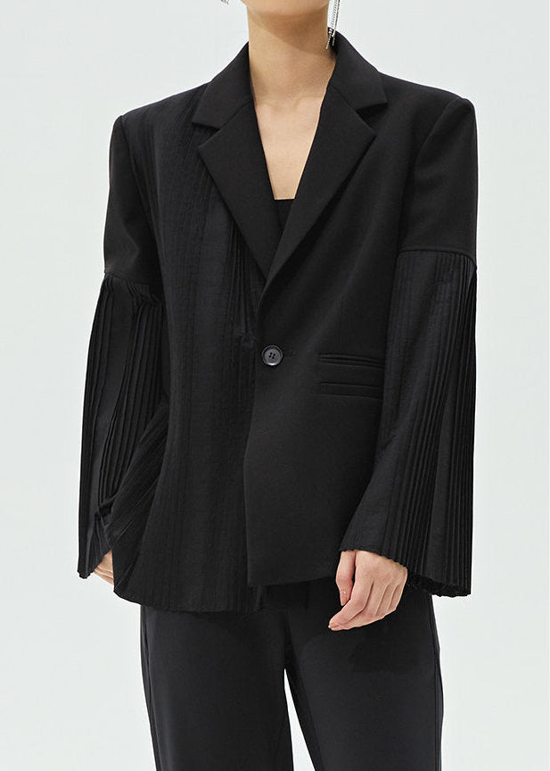 Pleated Panel Tailored Jacket　R162
