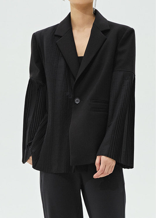 Pleated Panel Tailored Jacket　R162