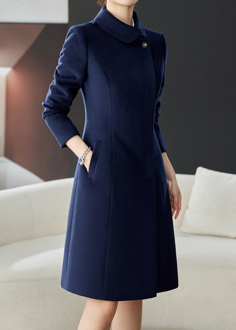 Round Collar Slim Coat　R281