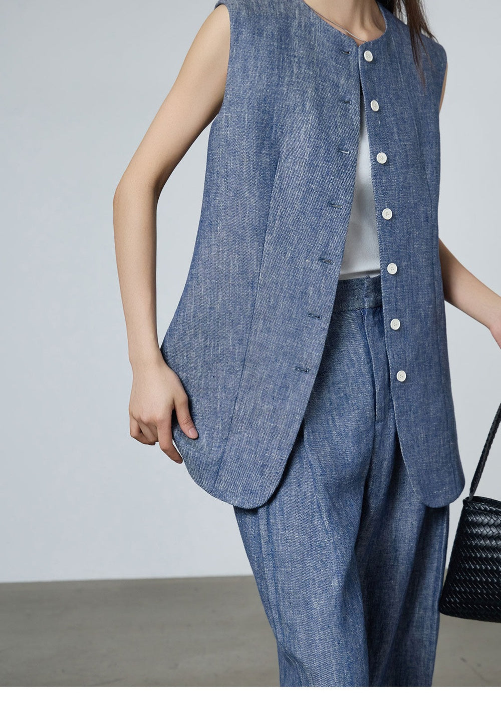 Sleeveless Vest & Wide Pants　R120