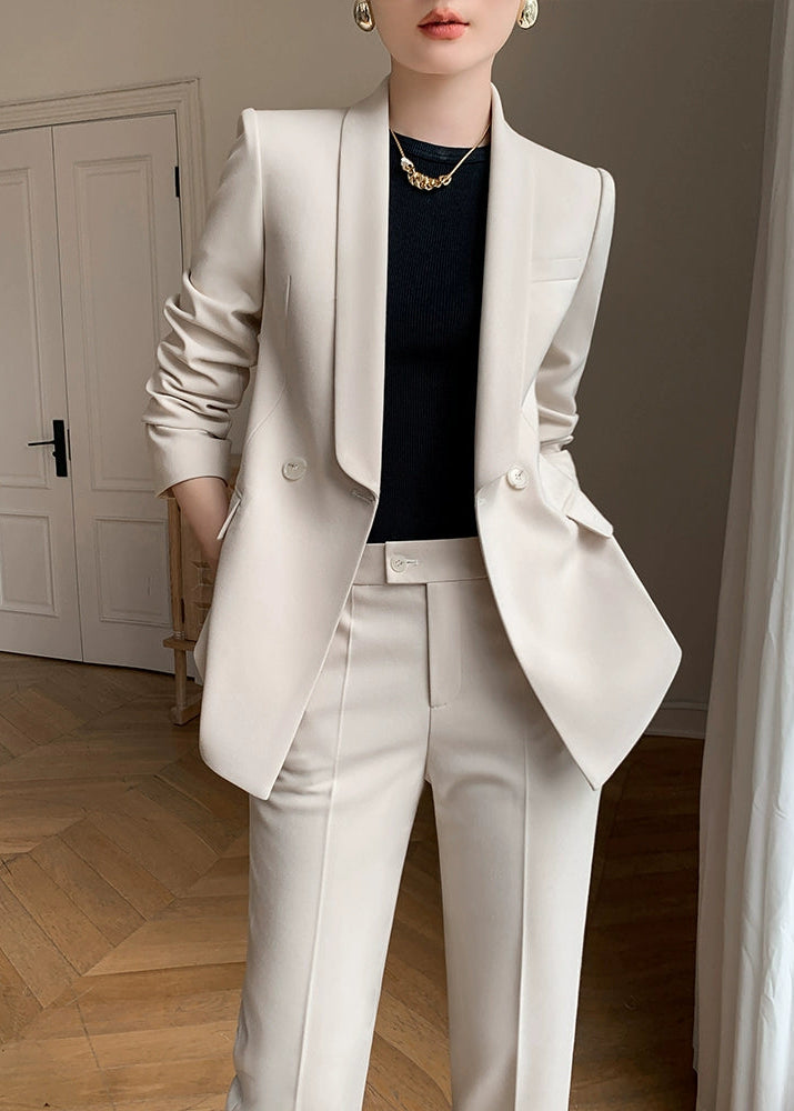 Urban White Tailored Suit Set　R63