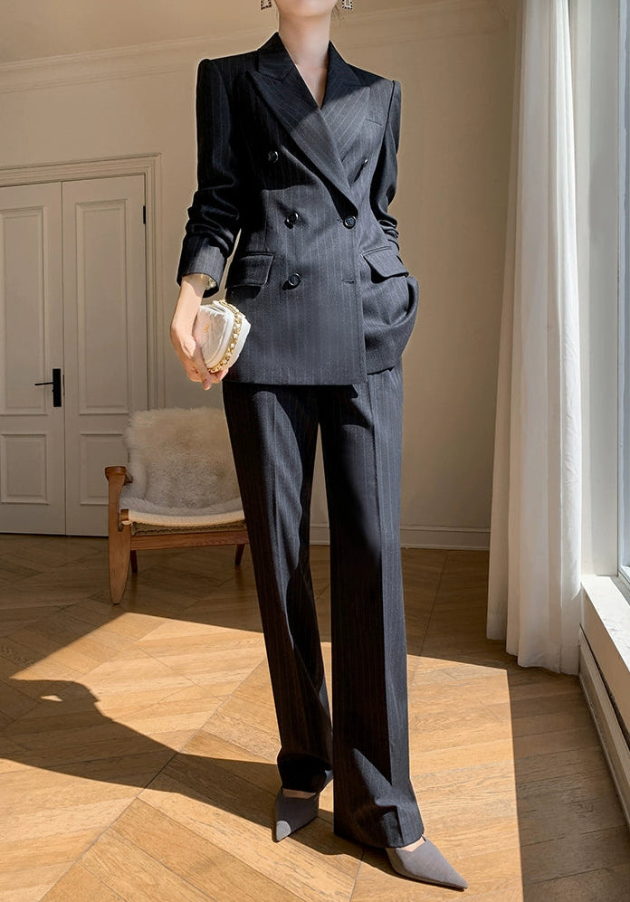 Urban Line Double-Breasted Suit Set　R61