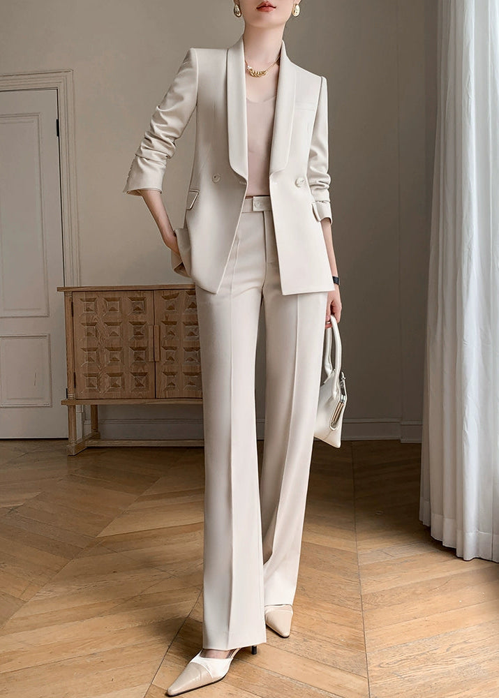 Urban White Tailored Suit Set　R63