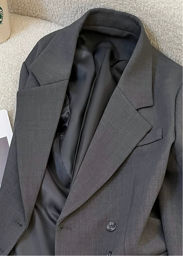 Lace Cuff Double Tailored Jacket　R67