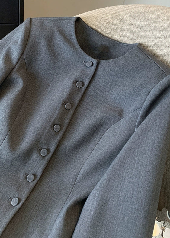 French Slim Skirt Suit　R38