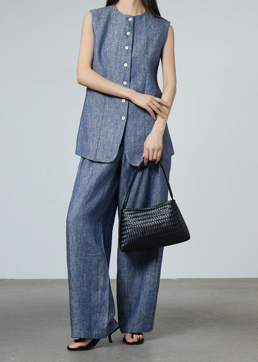 Sleeveless Vest & Wide Pants　R120