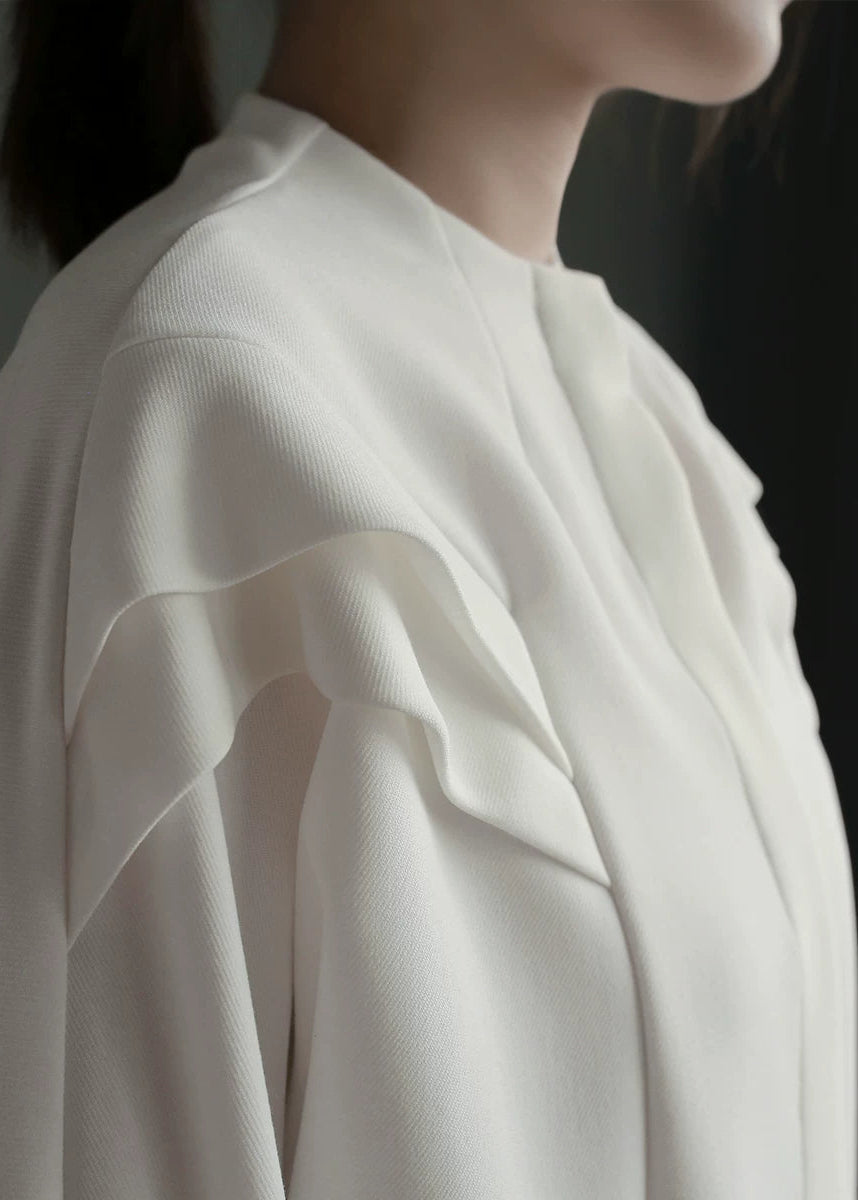 Structured Shoulder Minimal Blouse　R73