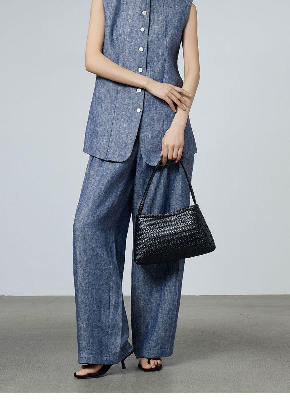 Sleeveless Vest & Wide Pants　R120