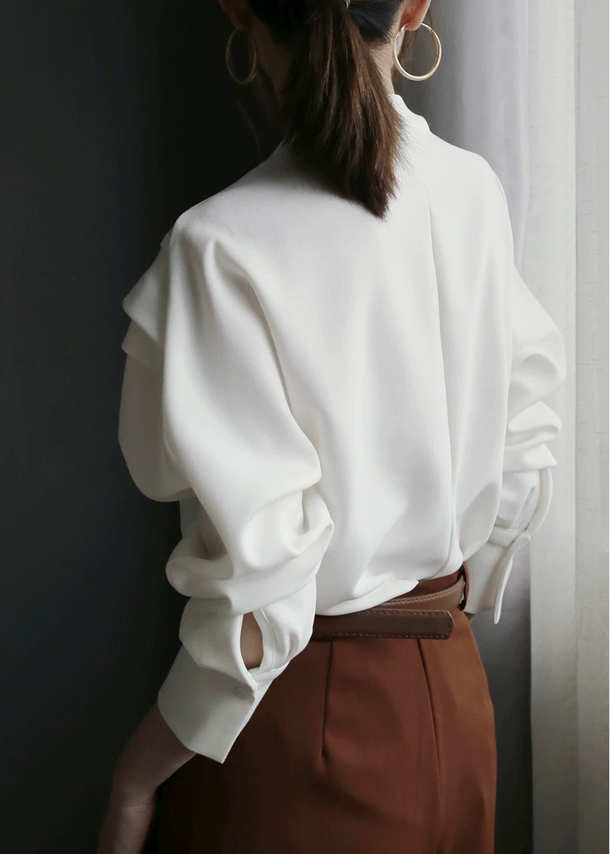 Structured Shoulder Minimal Blouse　R73