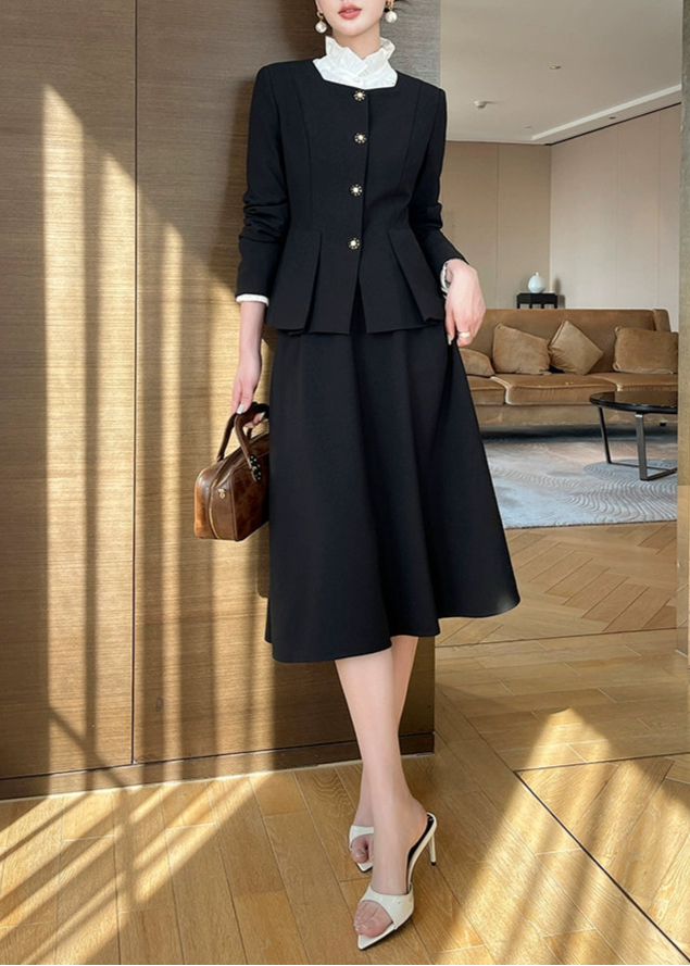 Peplum Flare Skirt Set-Up　R26