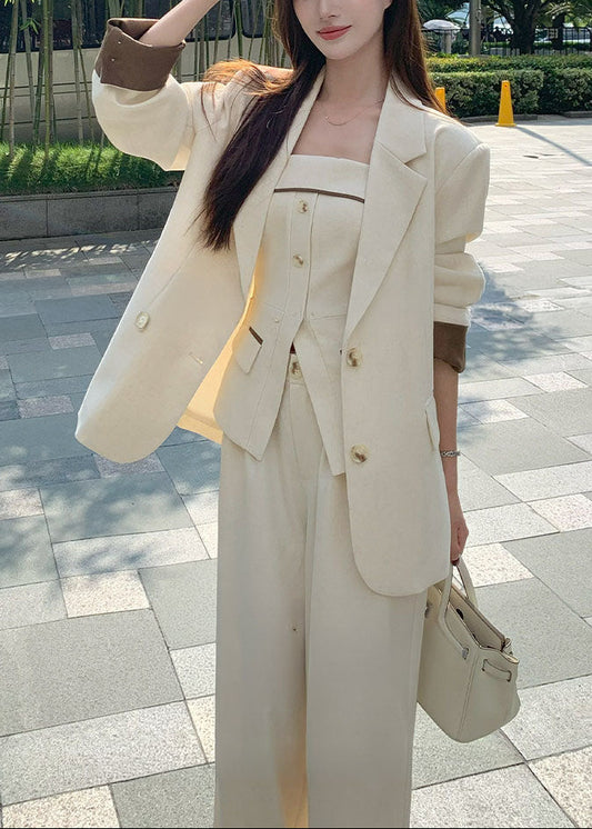 Tailored Blazer Three-Piece Set　R173