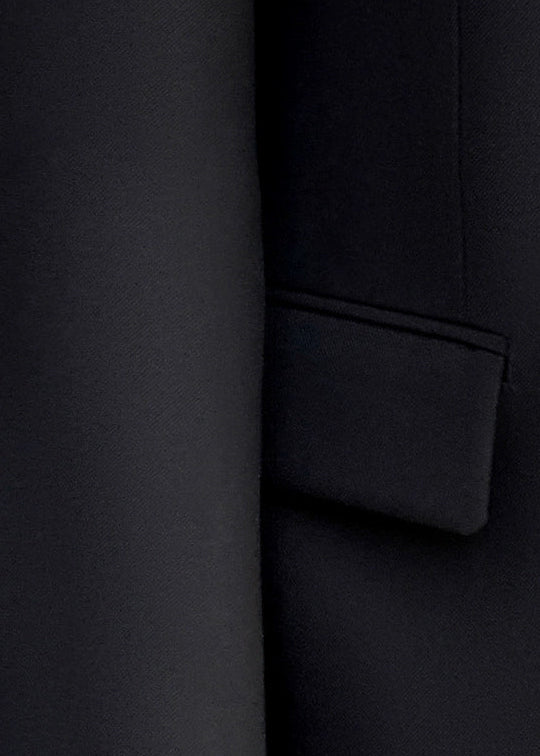 Contrast Shawl Collar Tailored Set-Up　R42