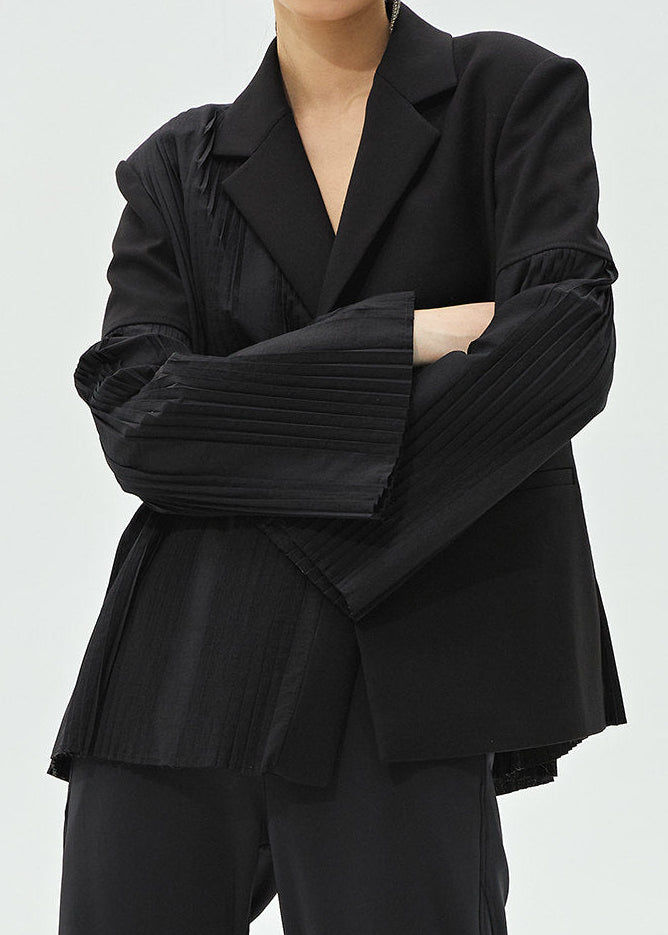 Pleated Panel Tailored Jacket　R162
