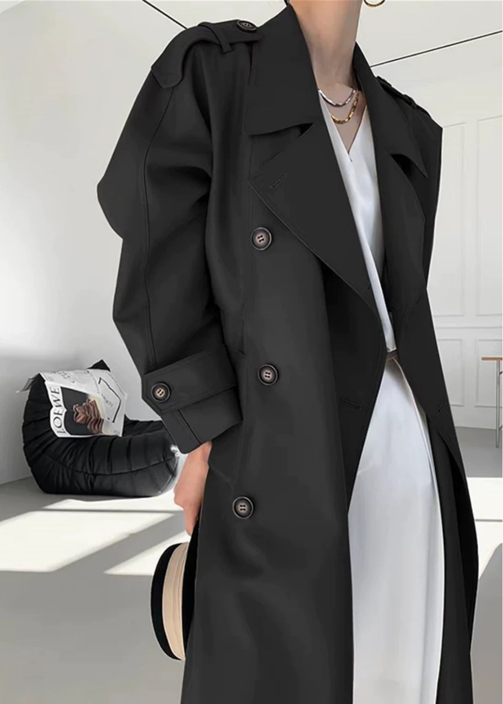Classic Belted Trench Coat　R84