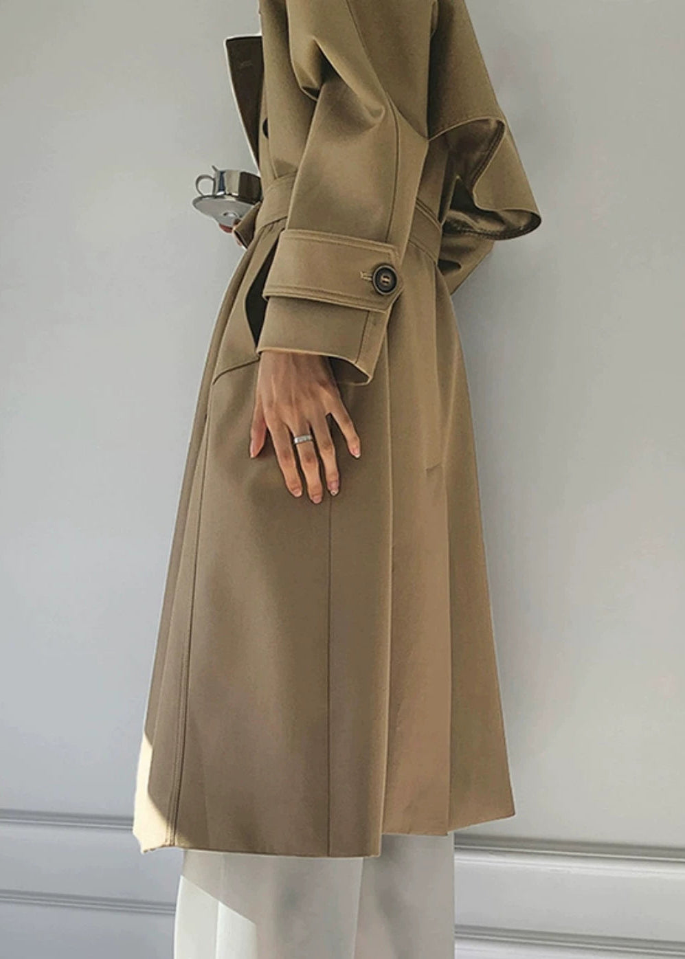 Classic Belted Trench Coat　R84