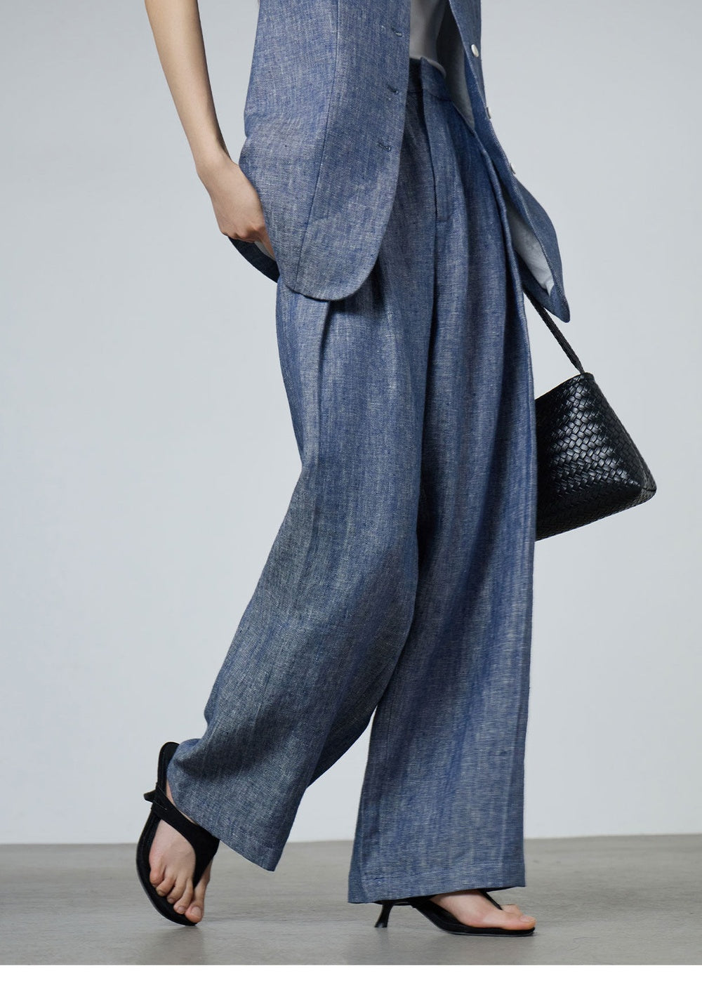 Sleeveless Vest & Wide Pants　R120