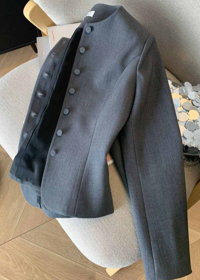 French Slim Skirt Suit　R38