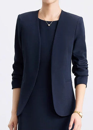 Collarless Jacket & Sleeveless Dress Suit Set　R94